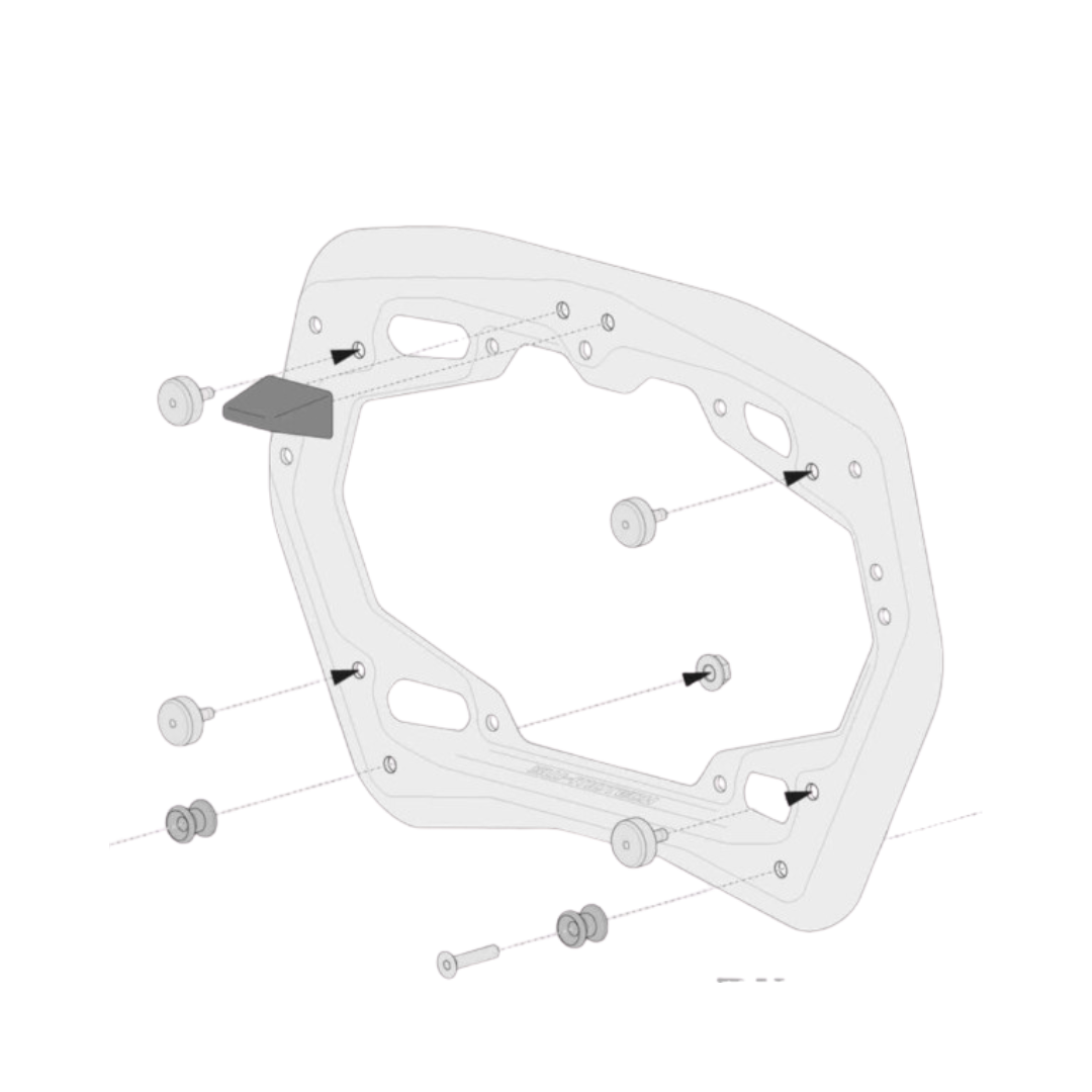 Aero Adapter Kit - PRO Side Carriers - SW-Motech