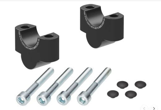 Handlebar Risers 25mm UP (4235-Z25TC) For Honda CMX500 Rebel-Hepco & Becker