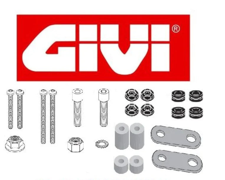 Specific kit to install the TN8703 For Benelli TRK 502X - Givi