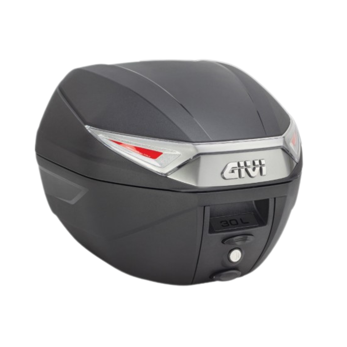 Monolock Top Box Black with Grey Reflector C30NT - Givi