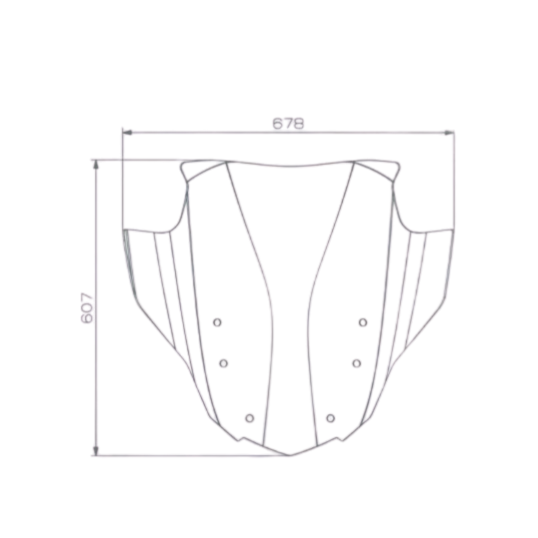Windshield Screen Marathon For BMW K1600-Wunderlich