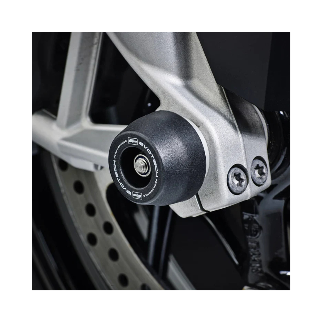 Front Spindle Bobbins Triple Black For BMW R1300GS -Evotech Performance