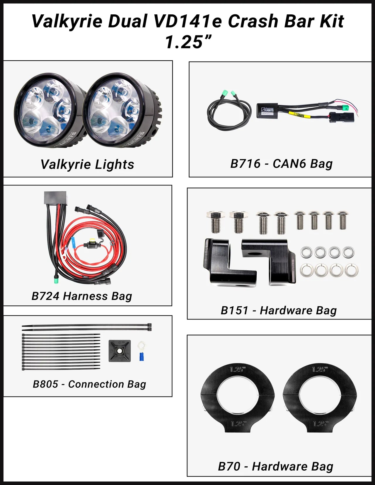 Valkyrie LED Auxiliary Light-Clearwater