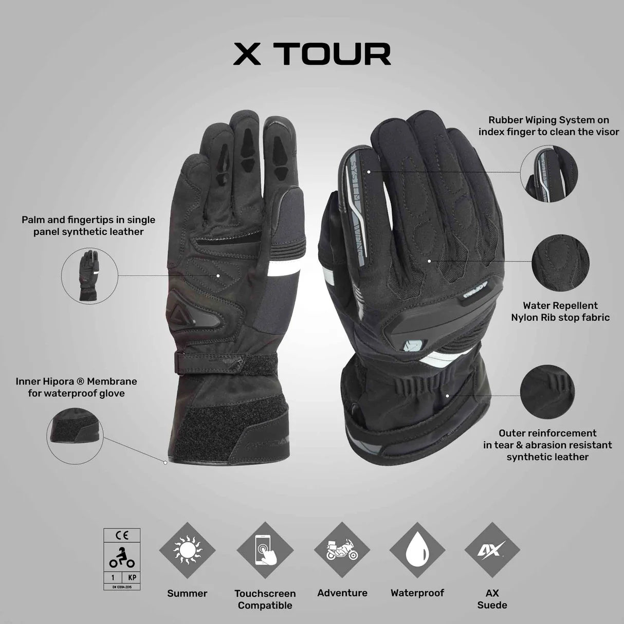 X-Tour Gloves - Acerbis