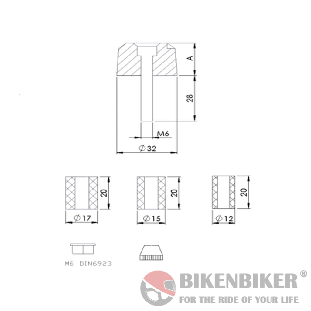 Bar Ends Longs For All Bikes-Puig Bar Ends