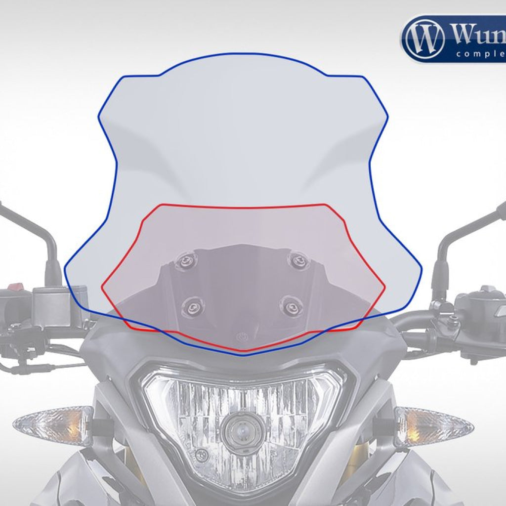Bmw G310 Gs Ergonomics - Touring Windscreen Wunderlich Windscreen