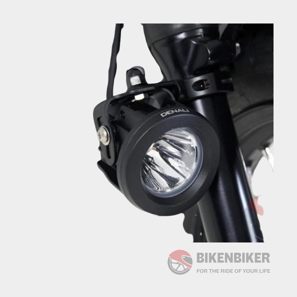 Denali 50Mm-60Mm Fork Tube Aux Led Mounting Kit Brackets