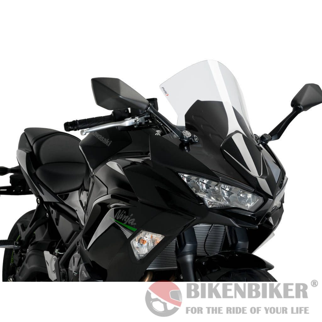 R-Racer Screen For Ninja 650 (2017+) - Puig Clear Windscreen