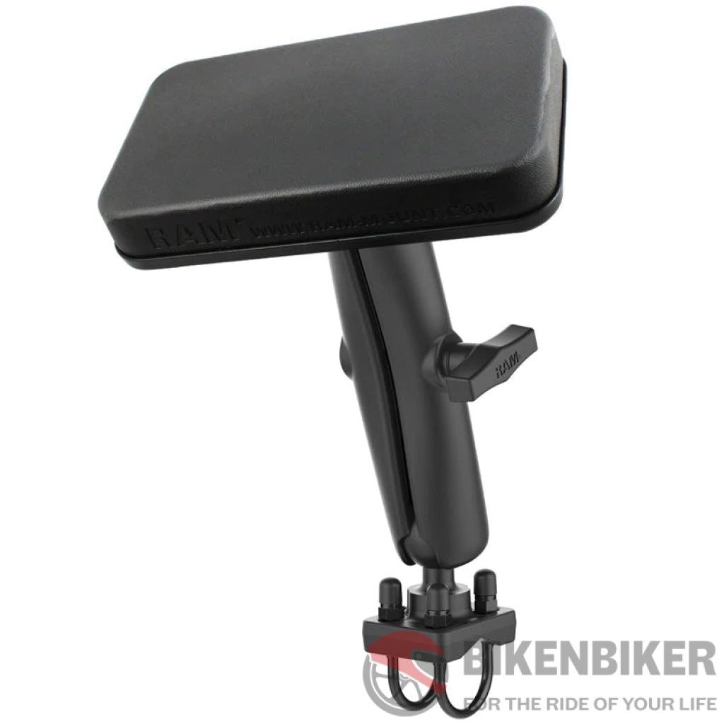 Ram® Set Double U-Bolt Mount With Backrest Phone Mounts