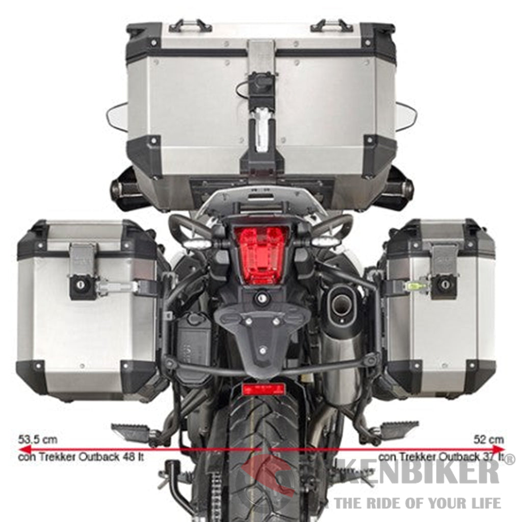 Side Rack For Triumph Tiger 2011+ - Givi Carrier