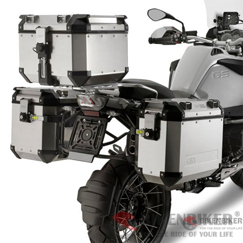 Specific Pannier Holder For Trekker Outback Monokey Side Cases Bmw R1200/1250/Gs/Adventure - Givi