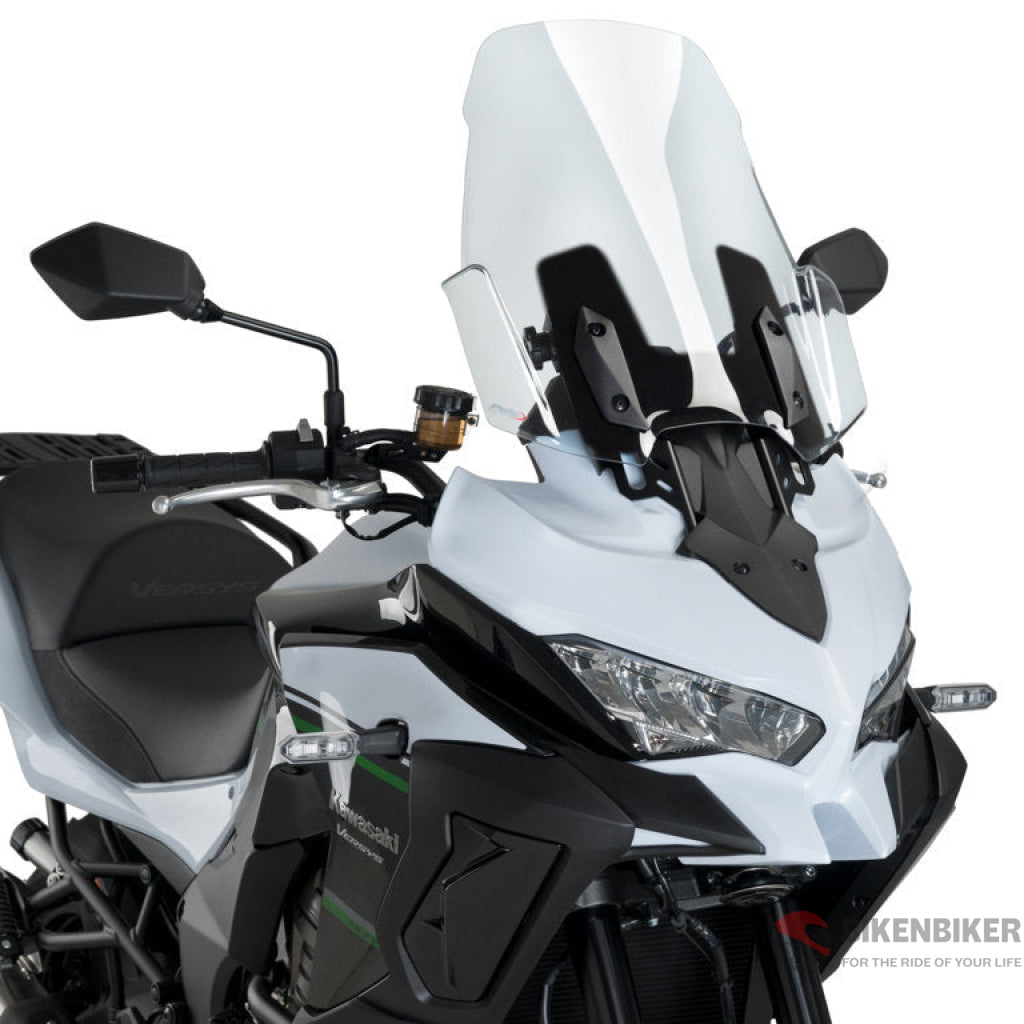 Touring Screen For Kawasaki Versys 1000 (2017) - Puig Clear Windscreen
