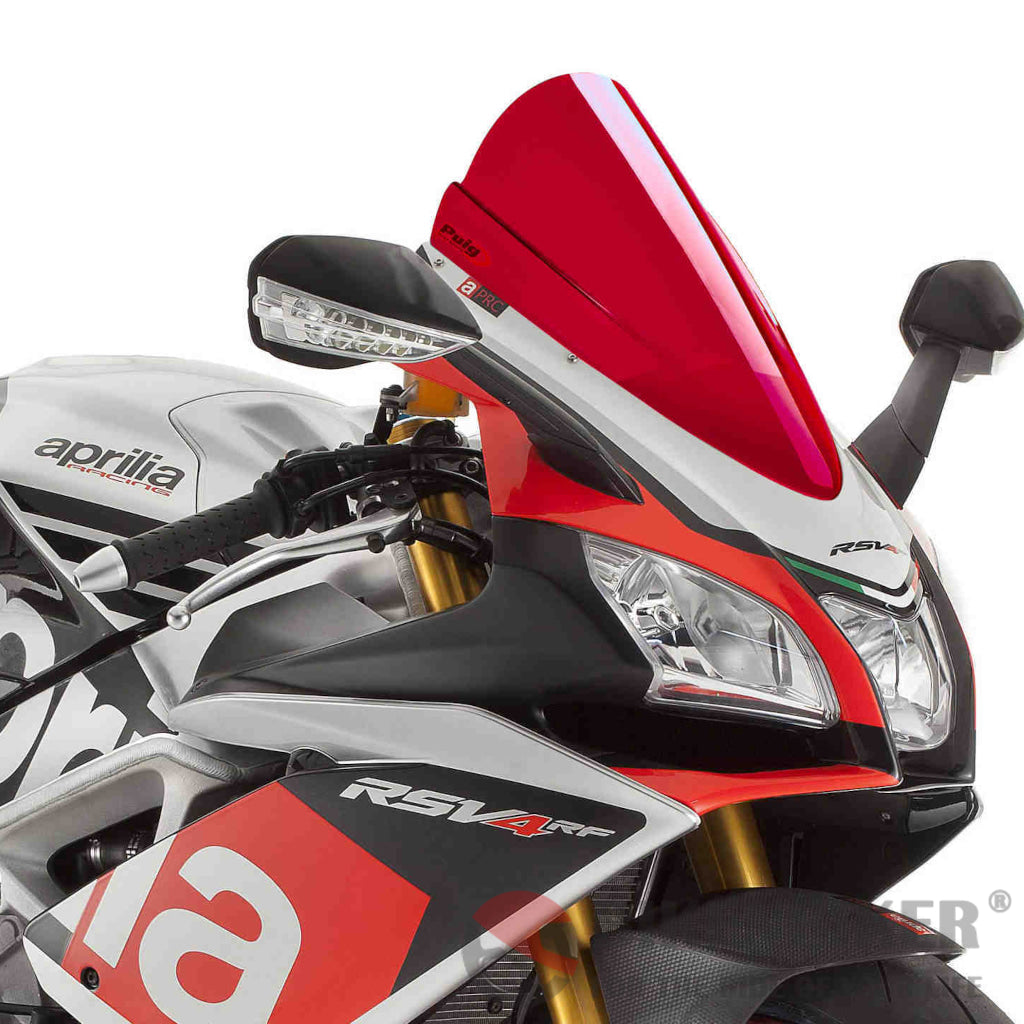 Z-Racing Screen For Aprillia Rsv4 Rf-Puig Red Windscreen