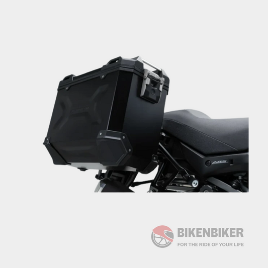 TRAX ADV Aluminum Pannier System (black) for Suzuki V-Strom 650  - SW-Motech