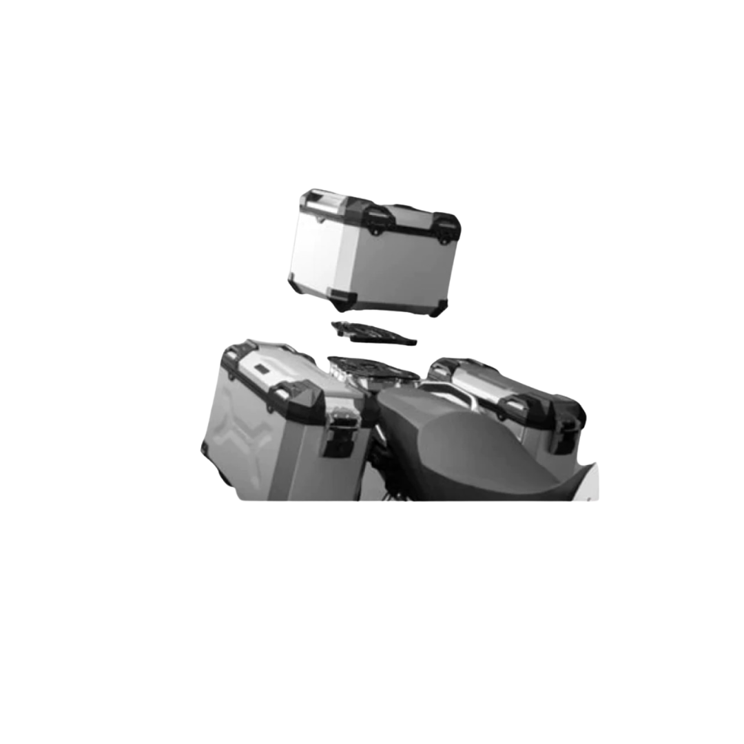 Trax Adv Top Box 38Ltr Aluminium - SW-Motech