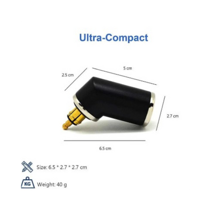 DIN (Hella) to 36W PD USB-C + QC 3.0 (ANGLED) - Cliff Top