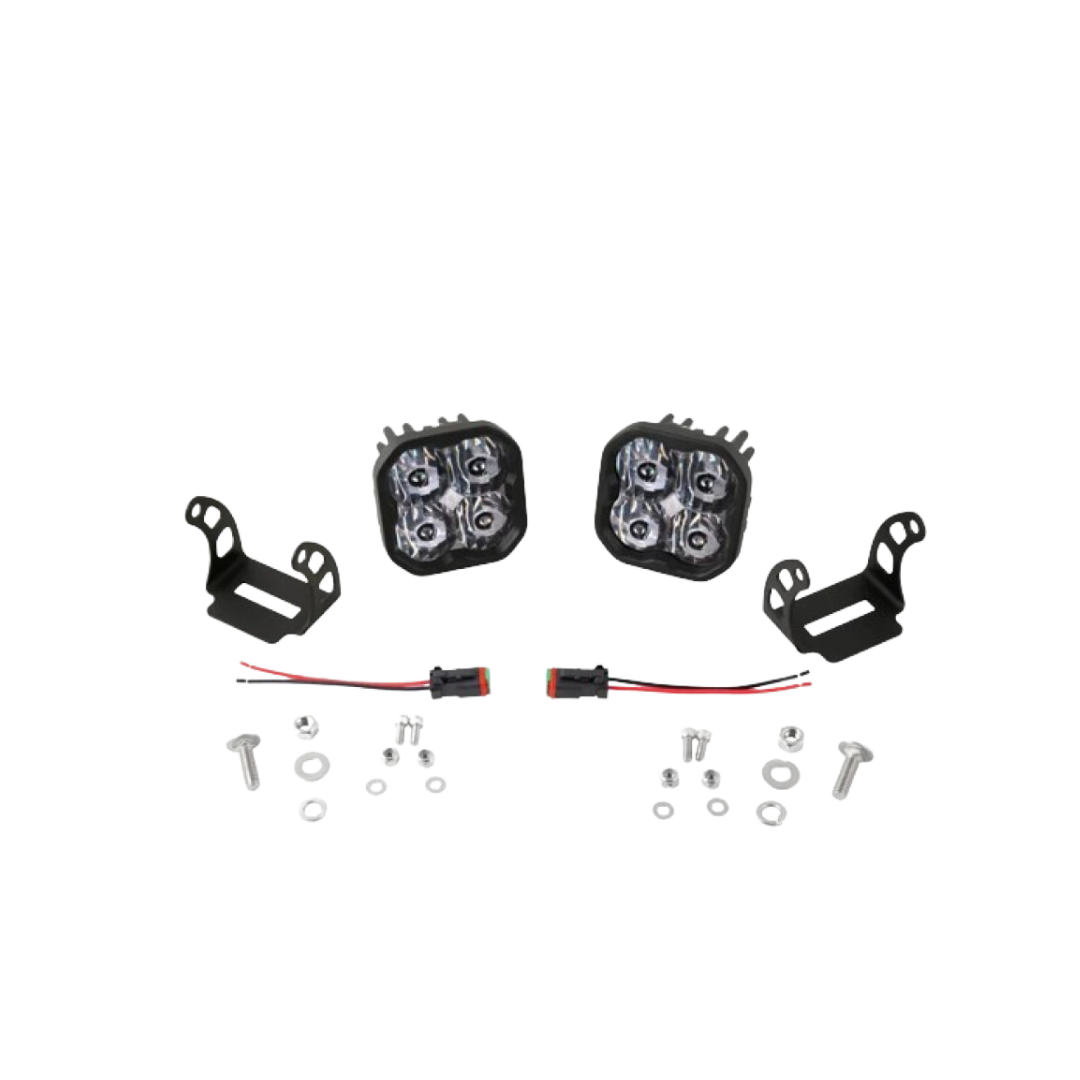 White Max Backlit Led Stage Series 3" Pod (pair) Light - Diode Dynamics