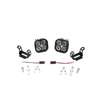 White Max Backlit Led Stage Series 3" Pod (pair) Light - Diode Dynamics