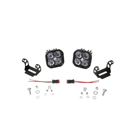 White Pro Backlit Led Stage Series 3" Pod (pair) Light - Diode Dynamics