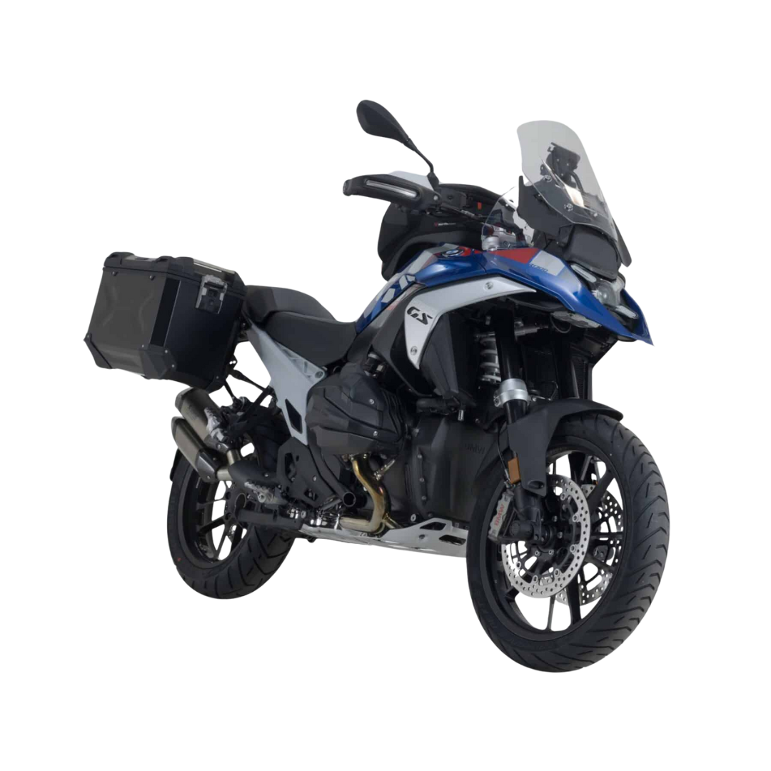 TraX ADV Side Case System 37/37L“Black for BMW R1300GS 2024-SW-Motech