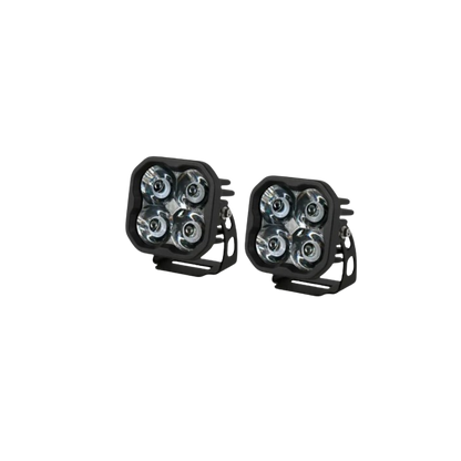 White Sport Backlit Led Stage Series 3" Pod (pair) Light - Diode Dynamics