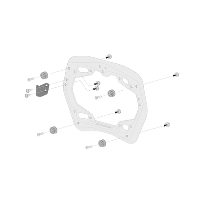 TraX ADV Side Case System 37/37L“Black for BMW R1300GS 2024-SW-Motech