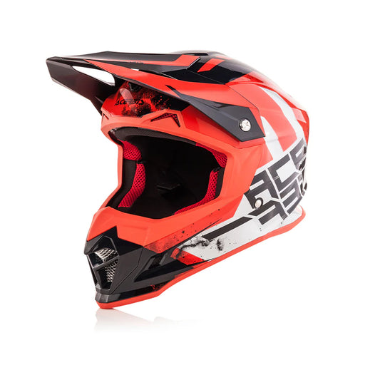 Profile 4 Helmet - White/Red - Acerbis