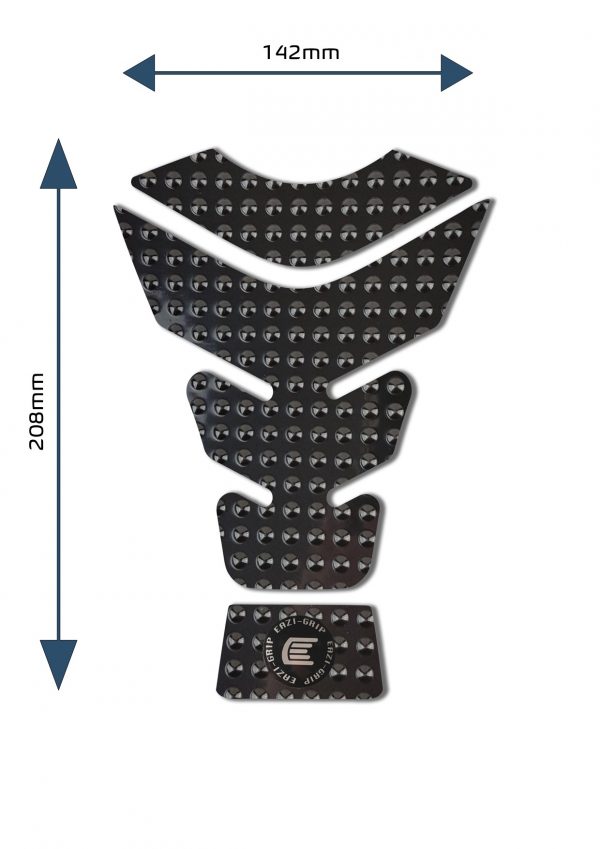Centre Tank Pad In Black Design G- Eazi-Grip