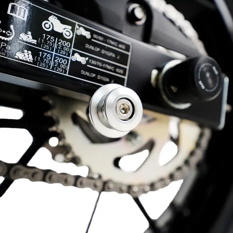 Paddock Stand Bobbins M8 Elevation -R&G