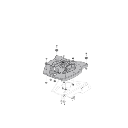 Quick Lock Adapter Plate For TRAX Top Case - SW-Motech