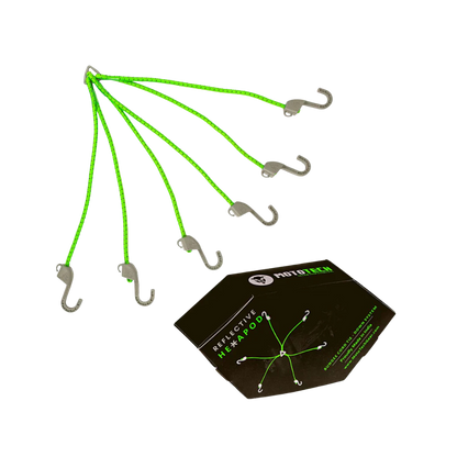Reflective Hexapod Bungee Tie-down System - 32" / 80cms - Mototech