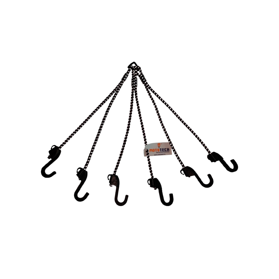 Reflective Hexapod Bungee Tie-down System - 32" / 80cms - Mototech