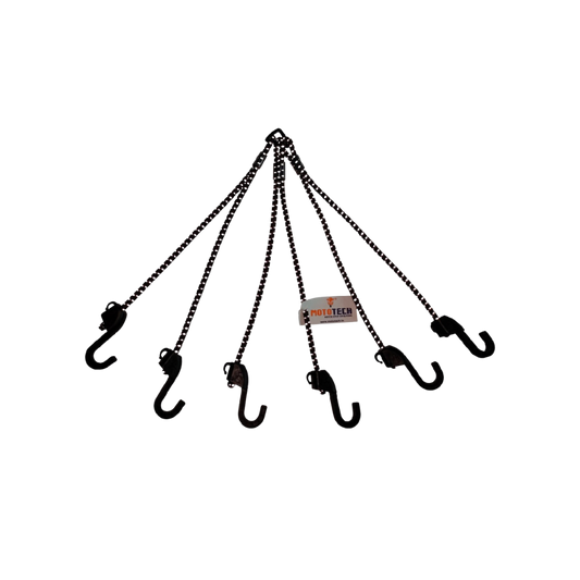 Reflective Hexapod Bungee Tie-down System - 32" / 80cms - Mototech