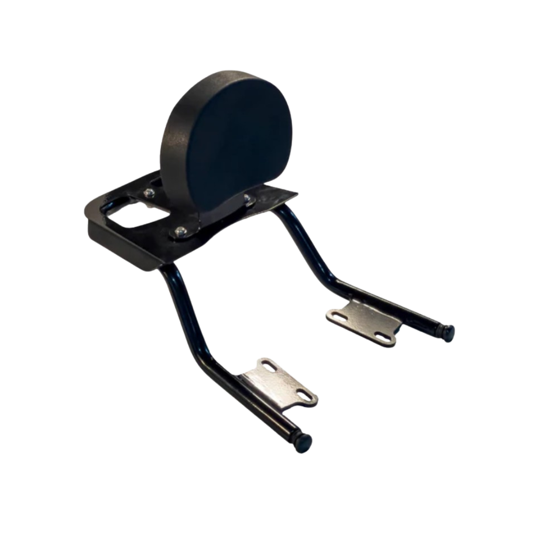 Top Rack with Backrest Black For Royal Enfield Hunter350 - Auto Engina