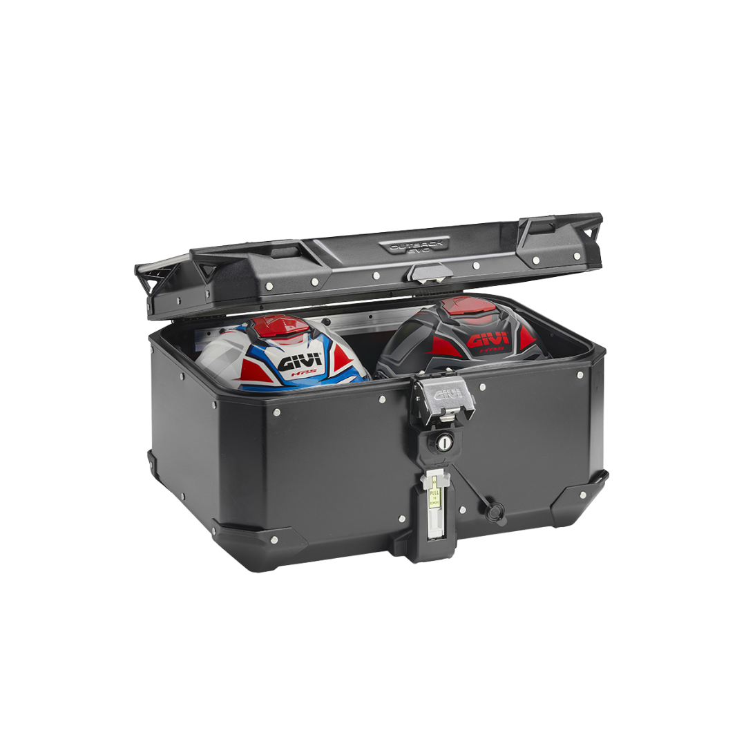 Monokey Top Box Black Trekker Outback EVO Smart 58Ltr -Givi