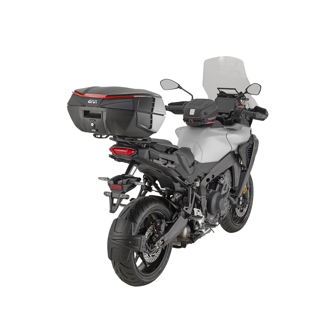 Monokey Air Top Box 49Ltr Black With Red Reflector- Givi