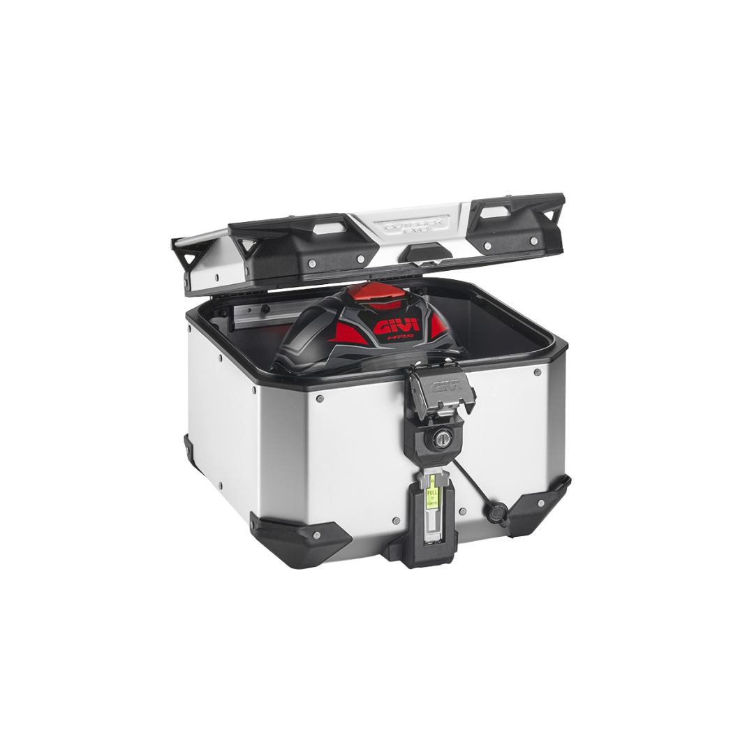 Top Box Evo Smart 42Ltr Anodized Silver Trekker Outback  - Givi