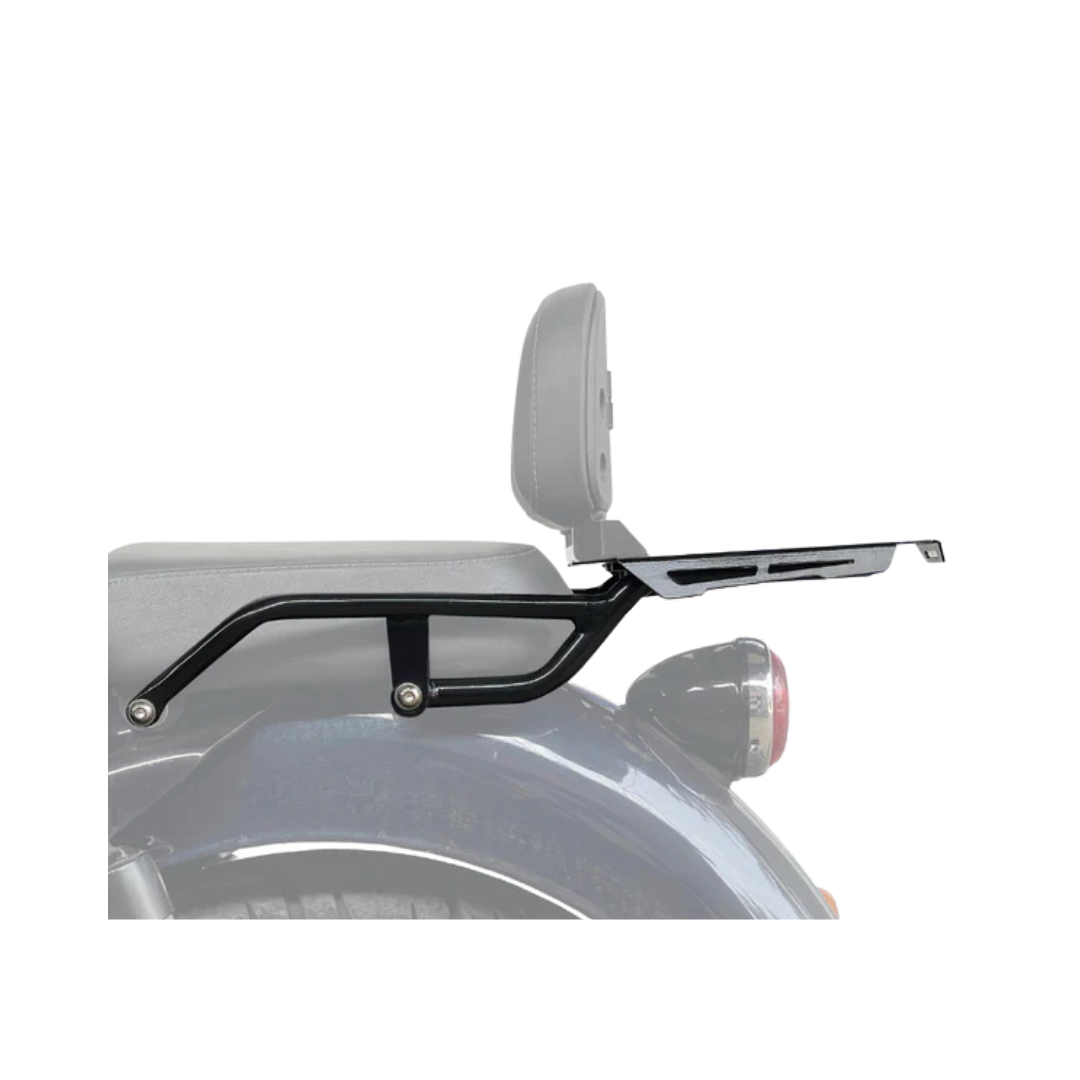 Top Rack With Backrest Adapter For Royal Enfield Meteor 350 - Auto Engina