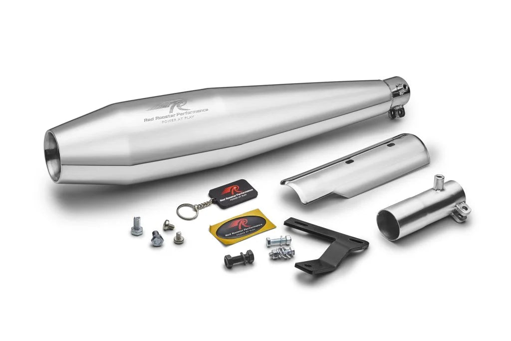 Pegasus Exhaust For Honda Hness CB350-Red Rooster