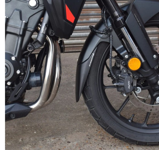 Pyramid Extenda Front Fenda | Matte Black | Honda NX 500 2024>Current