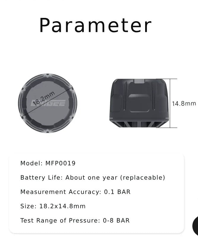 External Tire Pressure Sensors-Chigee