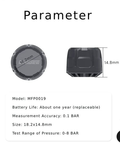 External Tire Pressure Sensors-Chigee