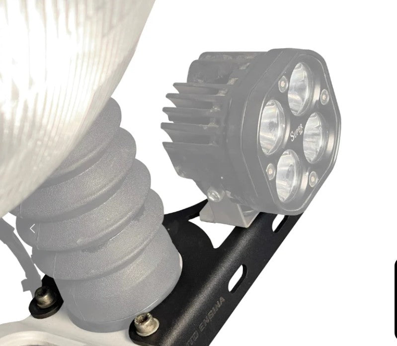 Fog Light Clamp/Mount Black For Royal Enfield Interceptor650 - Auto Engina