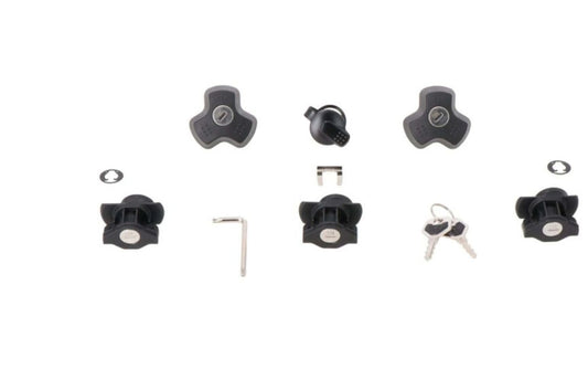 3 Lock Set + 1 TraX Lock Set + 2 Anti Theft Devices for DUSC Cases-SW-Motech