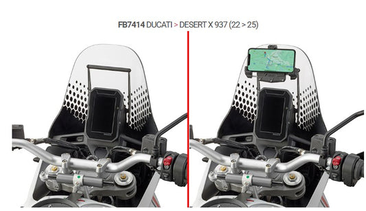 GPS Smart Phone Holder For Ducati Desert X-Givi