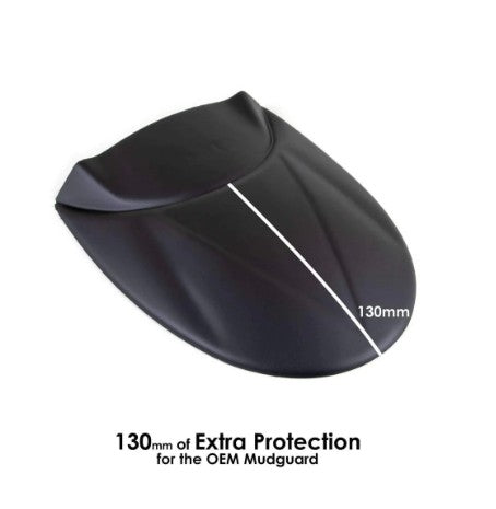 Extend Fender Matte Black For Triumph Street Triple765RS -Pyramid Plastics