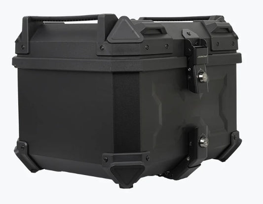 Top Case X45L Economy Black With Backrest Pad-Jb Racing