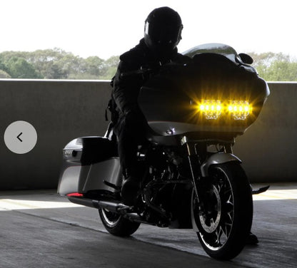 Universal D14 Destroyer LED Motorcycle Headlight-Denali