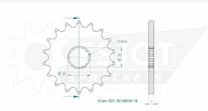 Sprockets Front (29030) - Esjot  Sprockets