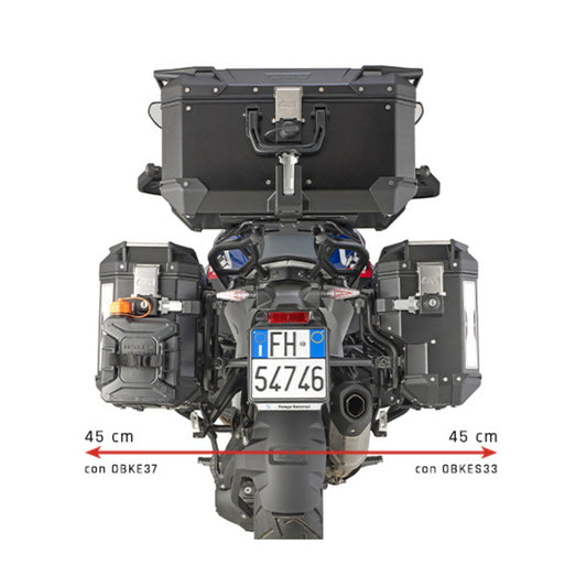 Monokey® CAM-SIDE Trekker Outback cases For BMW R1300GS-Givi